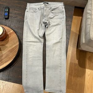 Men’s banana republic grey slim fit jeans, 31x30